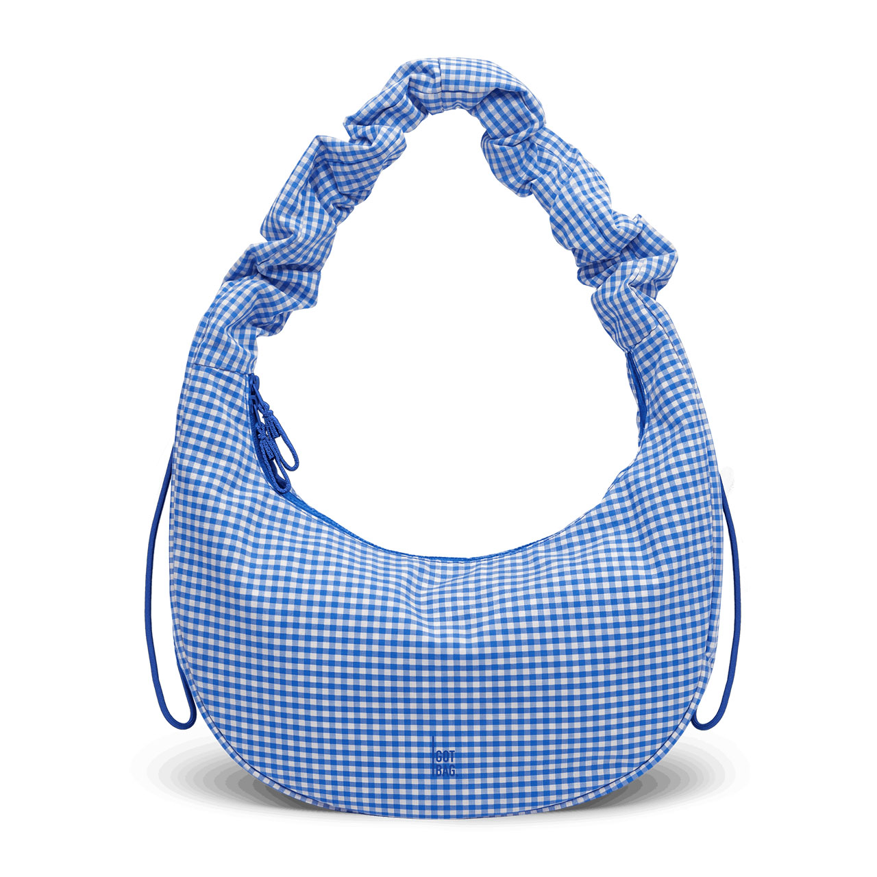 GOT BAG Moon Bag ruffle vichy cobalt