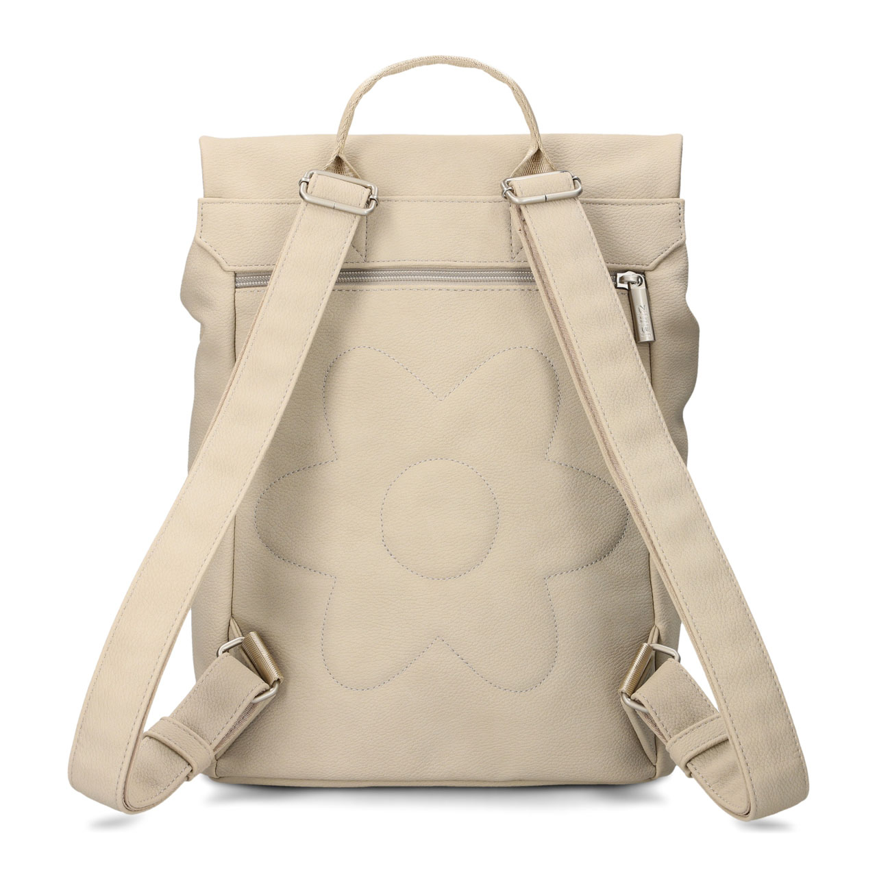 ZWEI Rucksack Mademoiselle MR13 nubuk linen back