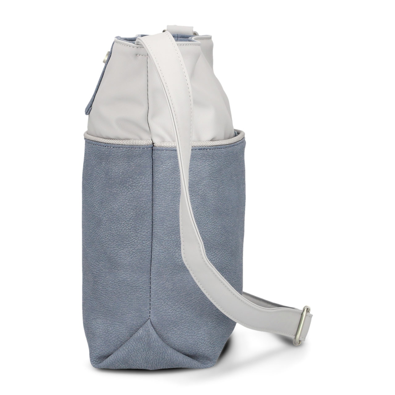 ZWEI Tasche Jana J10 nubuk sky Seite rechts