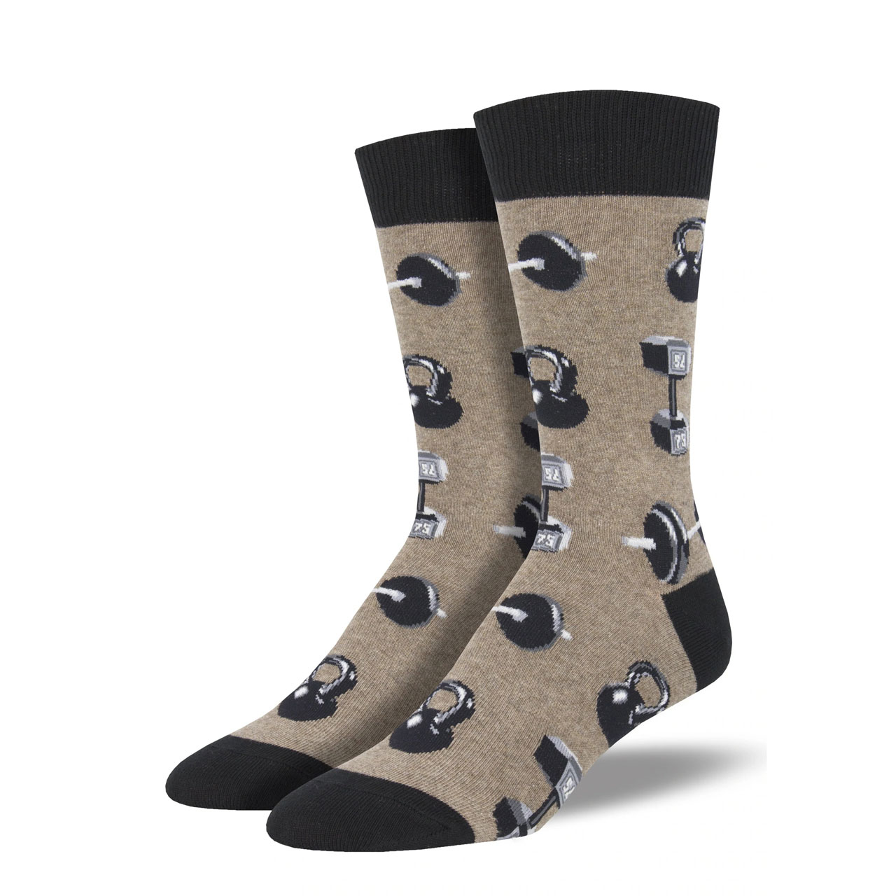 Socksmith Socken Hanteln braun