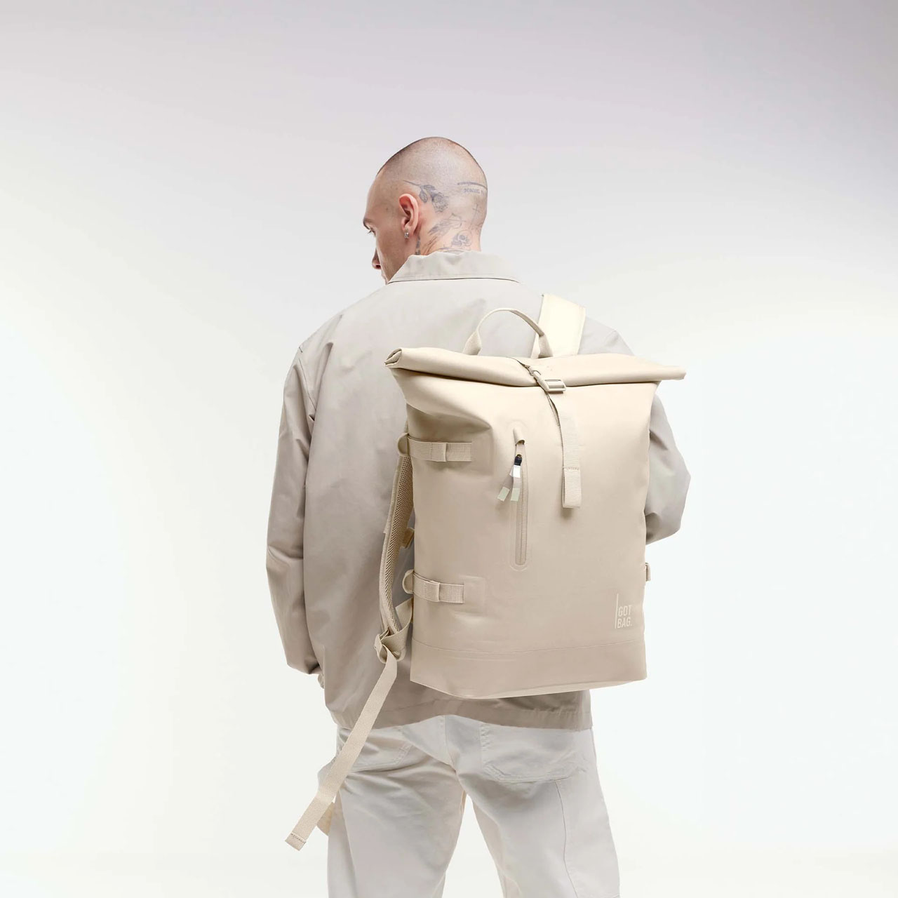 GOT BAG Rolltop 2.0 salt mono Model 1