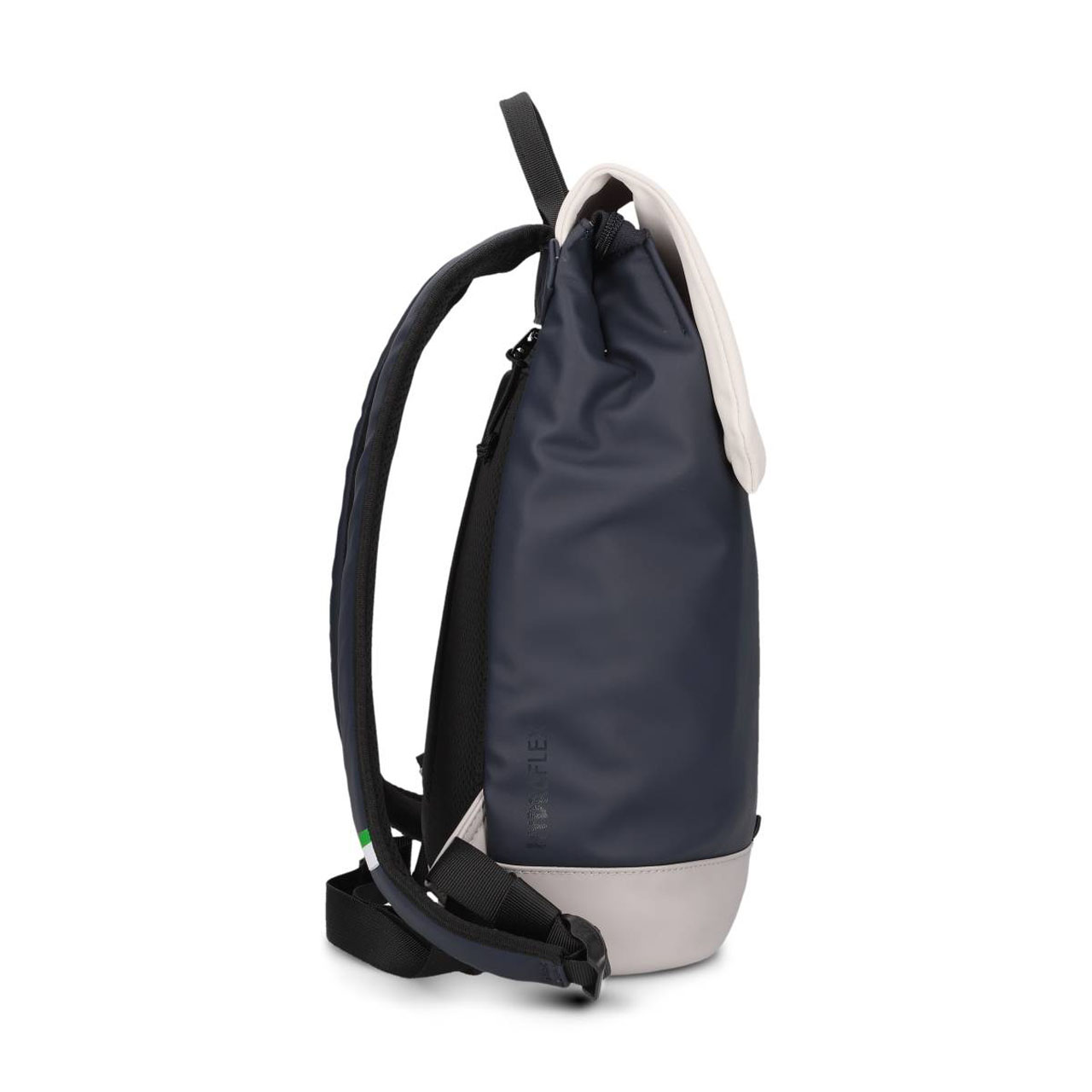 ZWEI Rucksack Cargo CAR130 weiss-blau Seite links