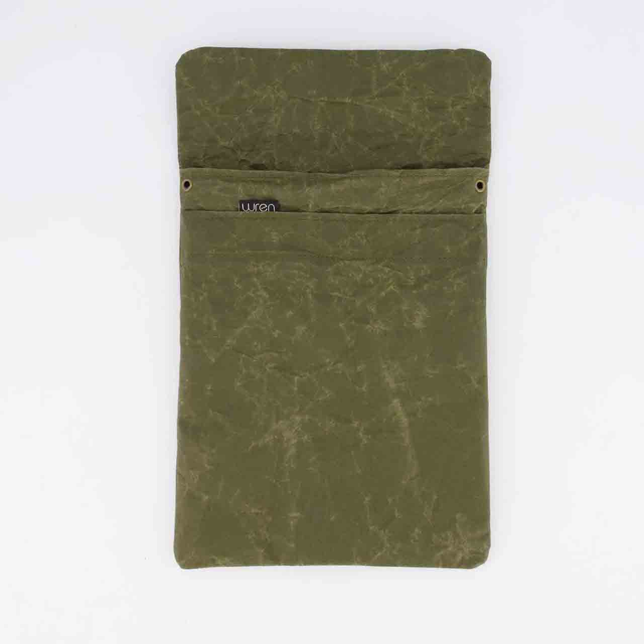 Wren Design Tablet-Hülle grün offen