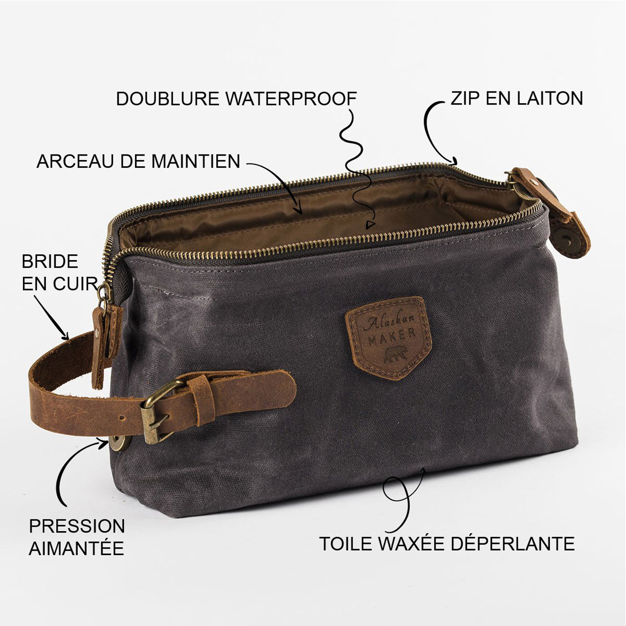 Alaskan Maker Necessaire K2 black Details