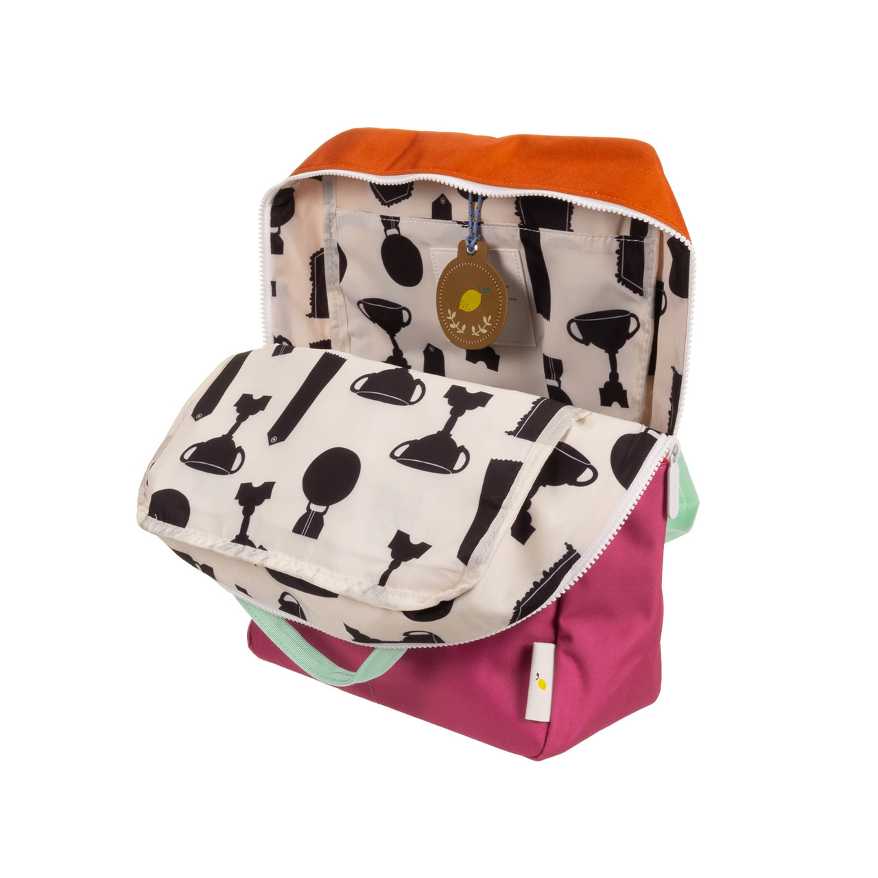 Sticky Lemon Rucksack CB gravel orange offen