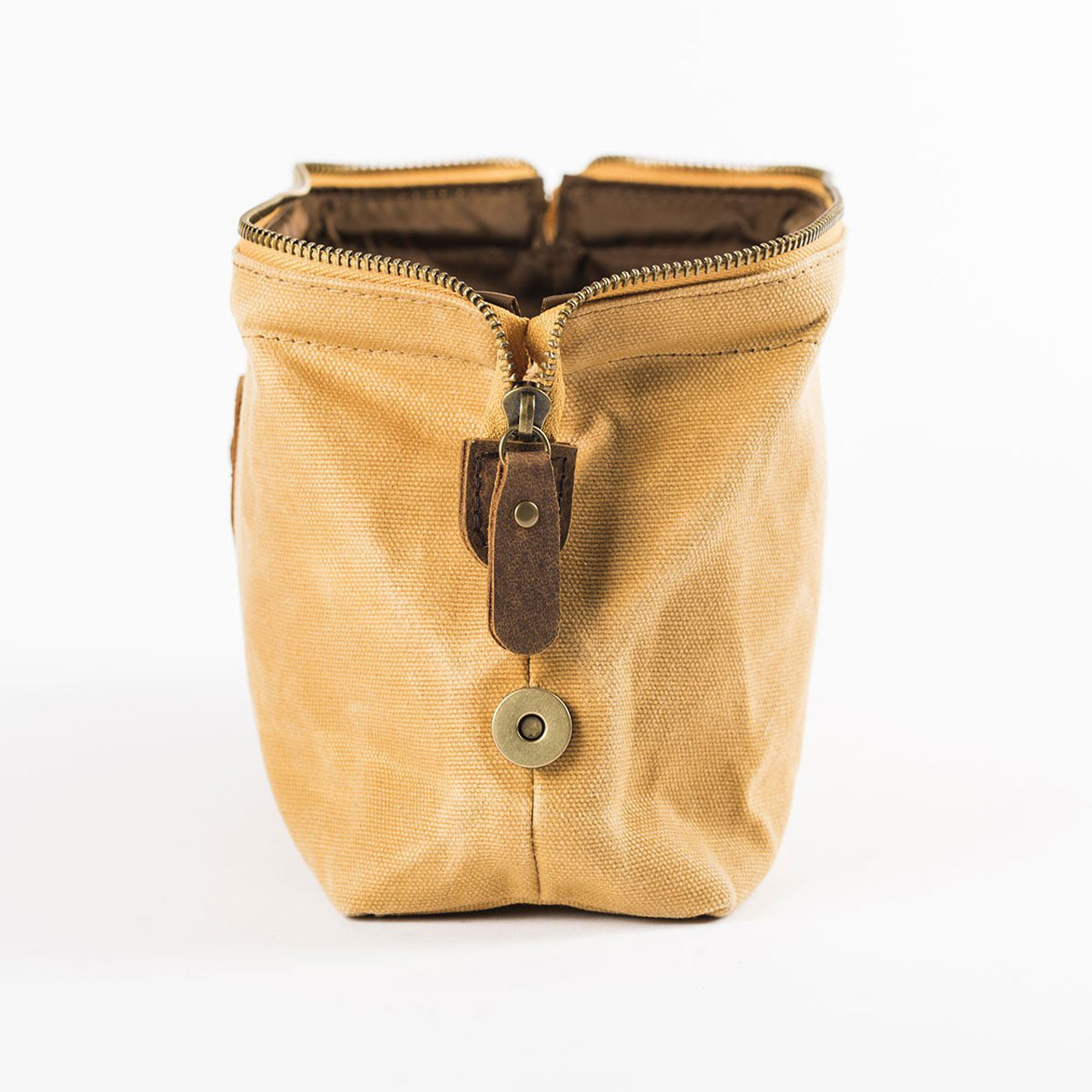 Alaskan Maker Necessaire K2 senf Seite offen