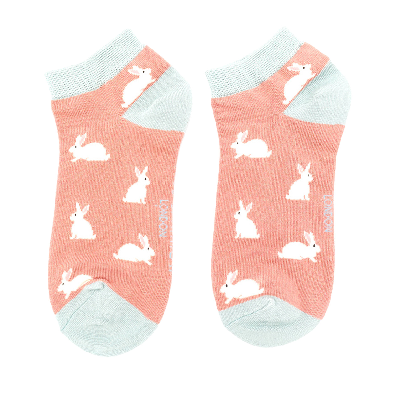 Miss Sparrow Socken low Häschen rosa