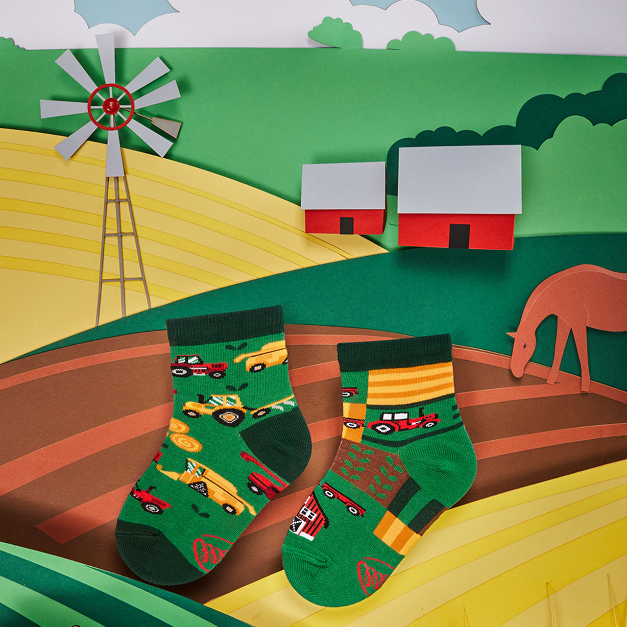Many Mornings Kids Socken Happy Harvest Style