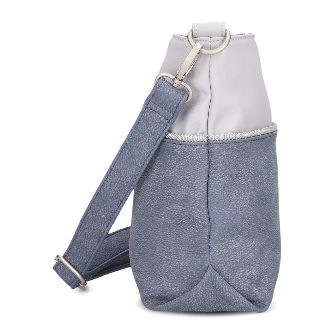 ZWEI Tasche Jana J8 nubuk sky Seite links