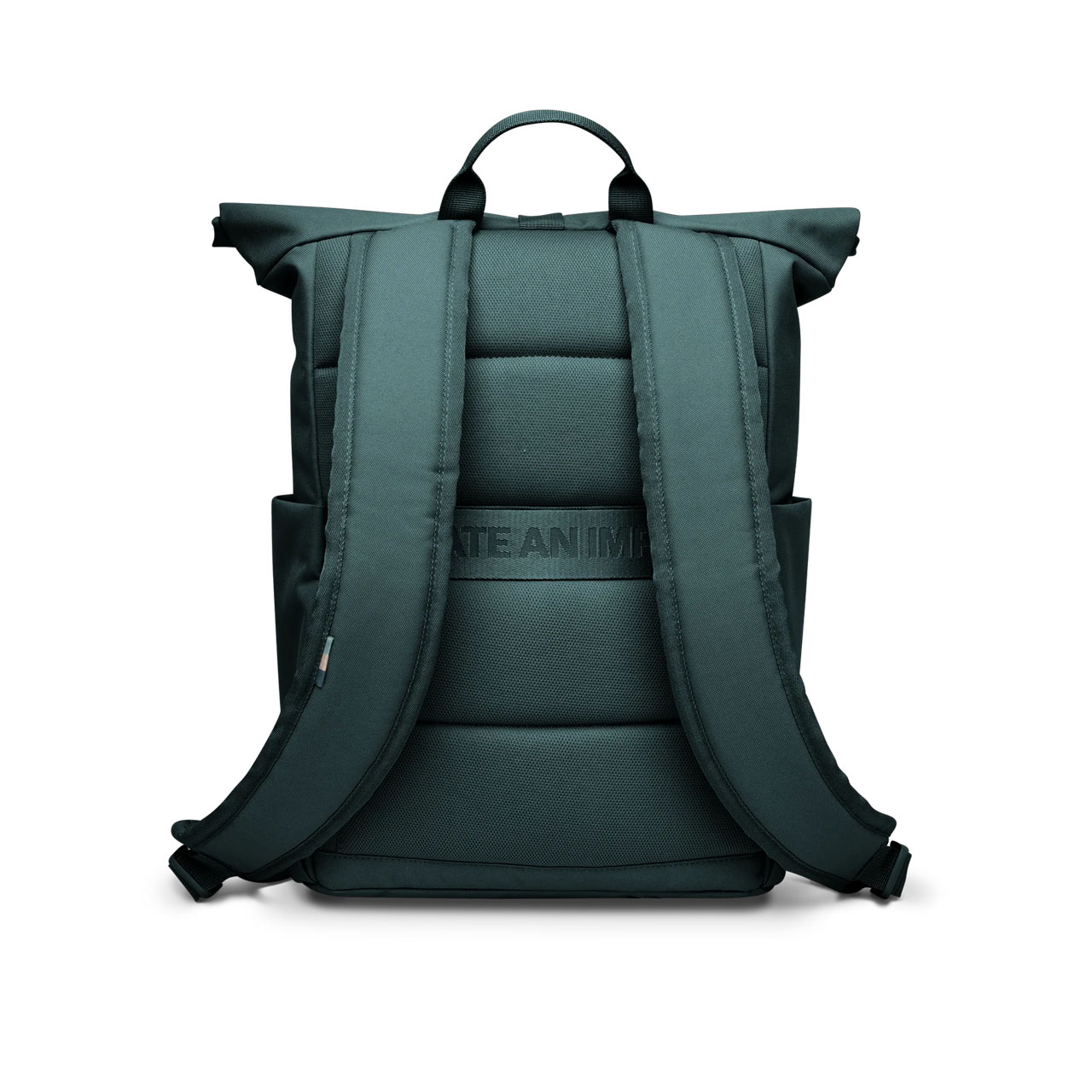GotBag Rolltop easy small sea teal mono back