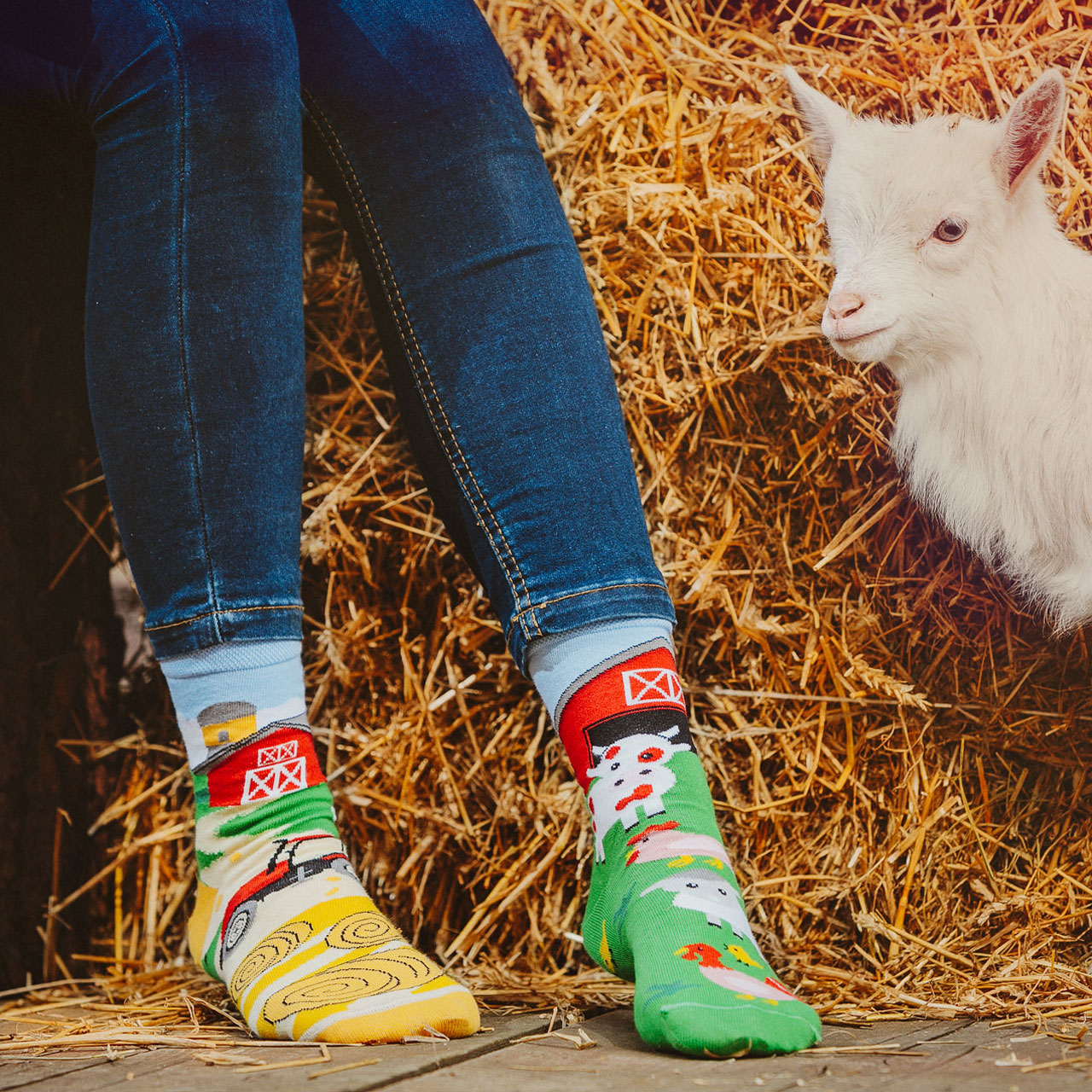 Spox Sox Socken Bauernhof Model