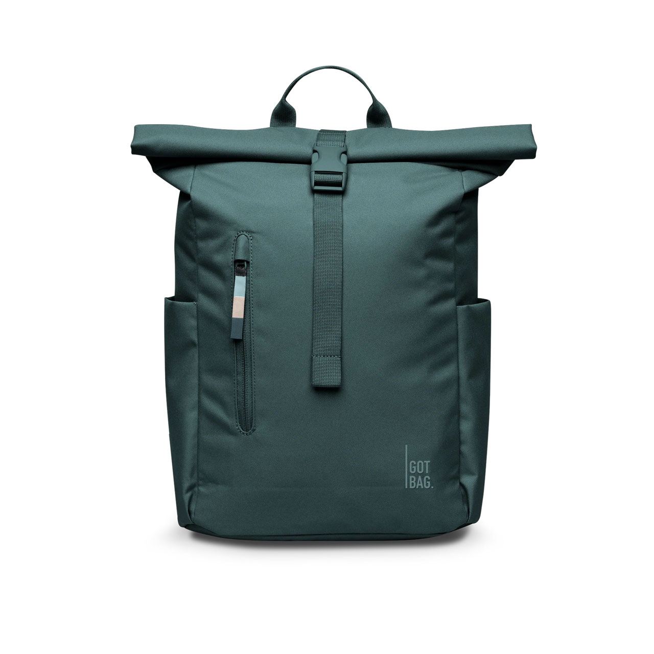 GotBag Rolltop easy small sea teal mono front