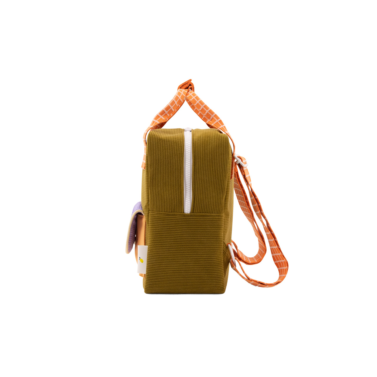 Sticky Lemon Kinder-Rucksack farmhouse cord green Seite